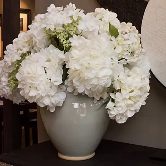 Mixed White Hydrangea Arrangement - Pulbrook and Gould Flowers London