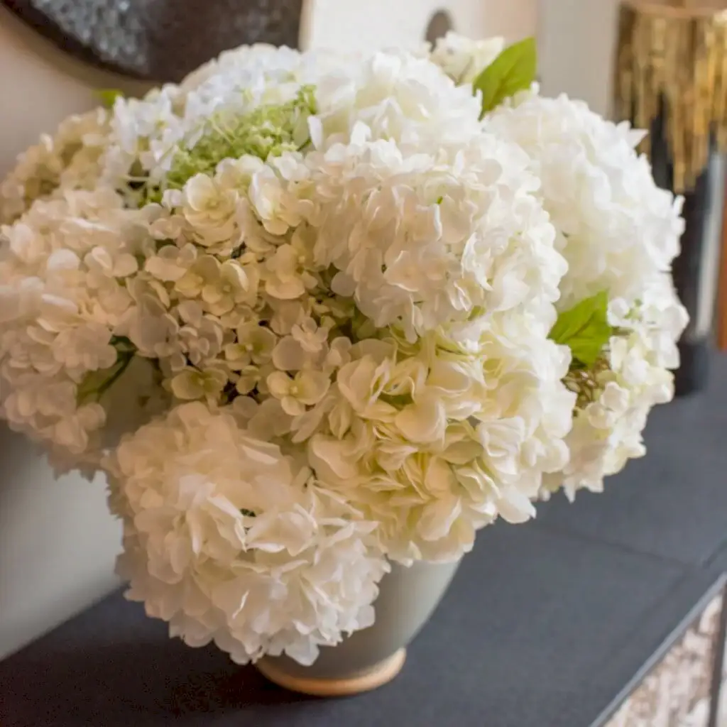 Mixed White Hydrangea Arrangement - Pulbrook and Gould Flowers London