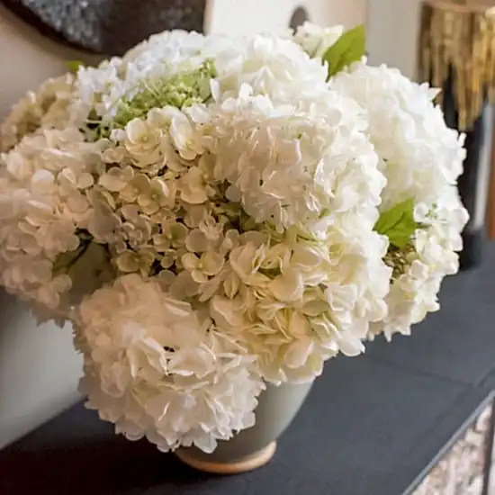 Mixed White Hydrangea Arrangement - Pulbrook and Gould Flowers London