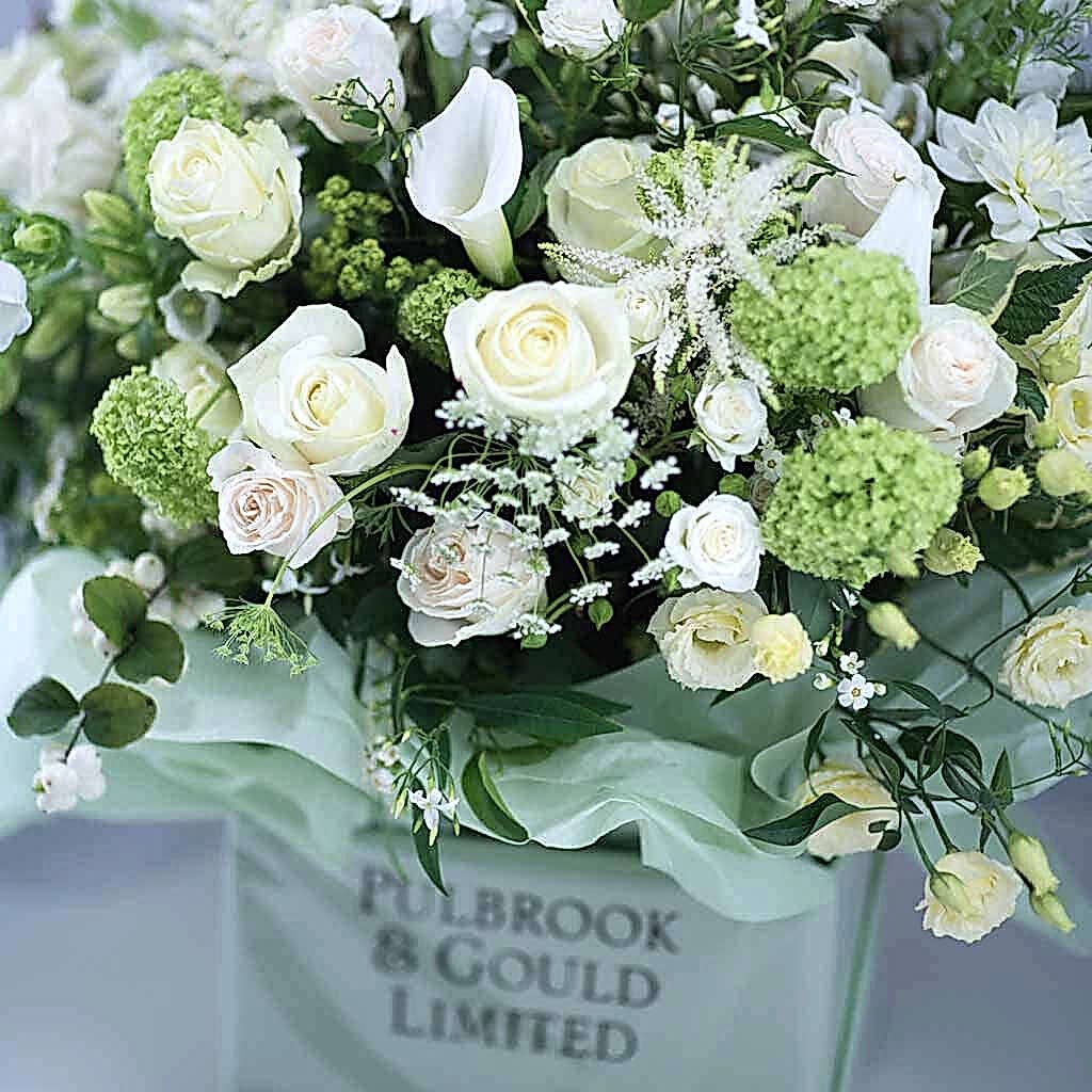 Timeless Whites Bouquet - Pulbrook and Gould Flowers London