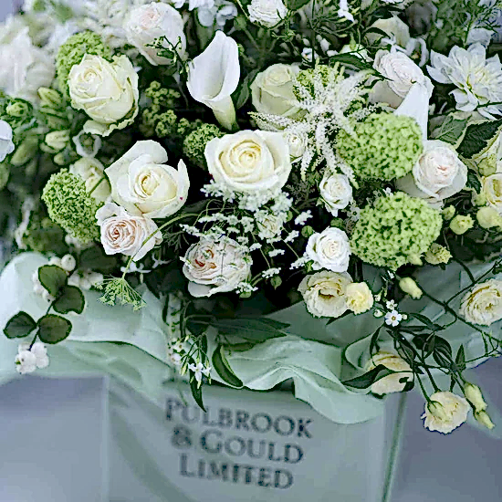 Timeless Whites Bouquet - Pulbrook and Gould Flowers London